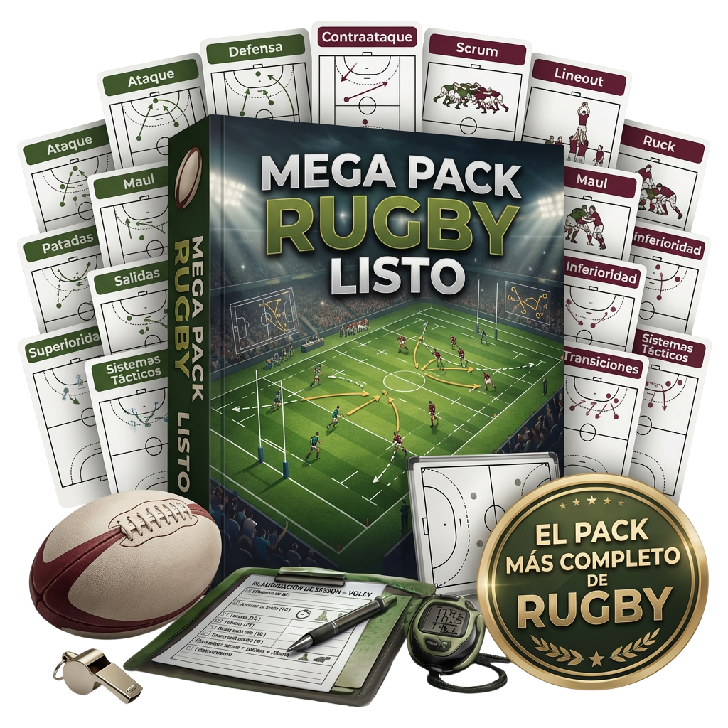 MegaPack Rugby Klar + Taktisk Kit Pro
